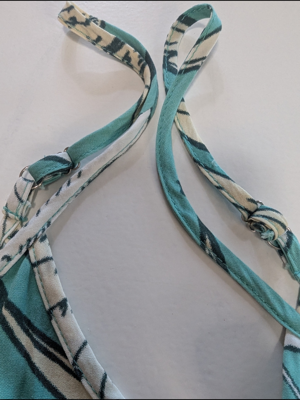 CUPSHE Green Tropical Floral Plunging Maxi Dress Boho Beach Summer Size Small - Picture 9 of 9